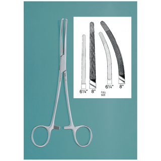 MILTEX ROCHESTER-OCHSNER FORCEPS - Rochester-Ochsner Forceps, 8" Curved | Quantity - 1x EA