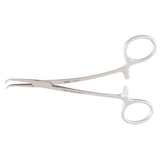 MILTEX MIXTER FORCEPS - Mixter Forceps, 5", Lee Modified, Curved Jaws, Angled Shanks, Delicate | Quantity - 1x EA