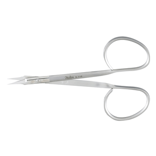MILTEX ENT INSTRUMENTS - Miltex Stitch Scissors, Curved, Sharp Pointed Tips, Ribbon Style Handles, 3 2/3" | Quantity - 1x EA