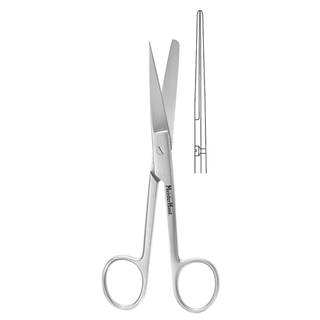 MILTEX MEISTERHAND OPERATING ROOM (O.R.) SCISSORS - O.R. Scissors, 5", Sharp/ Blunt | Quantity - 1x EA