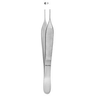 MILTEX MEISTERHAND ADSON TISSUE FORCEPS - Tissue Forceps, 4", 2x3 Teeth | Quantity - 1x EA
