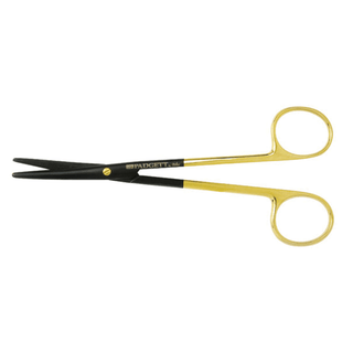 MILTEX CERAMIC SCISSORS - Kaye-Freeman Scissors, 7" Straight Blunt Flat Tip, Ceramic | Quantity - 1x EA
