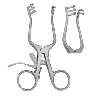 MILTEX MID-GRADE RETRACTORS - Weitlaner Retractor, 4" Blunt, 2x3 Teeth | Quantity - 1x EA