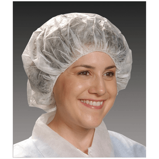 ALPHA PROTECH CRITICAL COVER GENPRO BOUFFANT CAPS - Bouffant Cap, 26", White, 1000/cs | Quantity - 1x CS