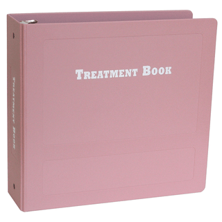 OMNIMED BEAM MED/TREATMENT BOOK - Big Beam 3 Ring 2" Mauve Treatment Book | Quantity - 1x EA