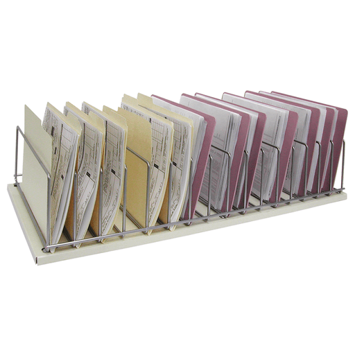 OMNIMED BEAM TABLE TOP STORAGE RACKS - Table Top Storage Rack, 10 Chart Capacity, 7 1/8"H x 32"W x 15"D | Quantity - 1x EA