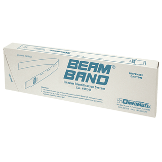 OMNIMED BEAM BAND - Beam ID Band, Dispenser Box, 250/bx | Quantity - 1x BX