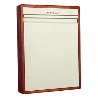 OMNIMED BEAM ELITE WALL DESKS - Wall Desk, Single Size, Manual Close, Flat Key, Oak | Quantity - 1x EA