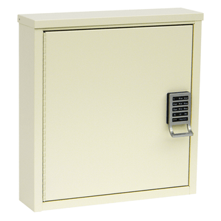 OMNIMED BEAM PATIENT SECURITY CABINET - Single Size Steel Coated Patient Security Cabinet, 16"H x 16"Wx 8"D, Specify Color: Beige or Grey | Quantity - 1x EA