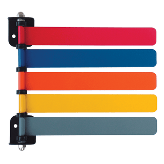 OMNIMED BEAM CUSTOM ROOM ID FLAG SYSTEM - Custom 12 Flag System, 4" | Quantity - 1x EA