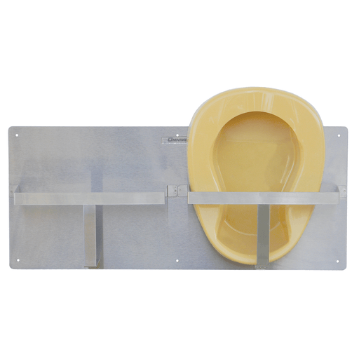 OMNIMED BEAM DOUBLE BEDPAN RACKS - Bedpan Rack, Stainless Steel, Holds 2 Side By Side, 28"W x 12"H | Quantity - 1x EA