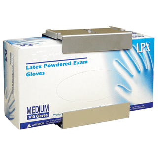 OMNIMED BEAM ADJUSTABLE GLOVE BOX HOLDER - Adjustable Glove Box Holder, Anodized Aluminum | Quantity - 1x EA