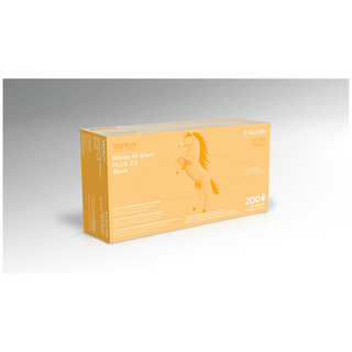 VENTYV NITRILE POWDER FREE EXAM GLOVE PLUS 3.5 (STALLION) - Glove, Exam, Nitrile, Plus, Stallion, Powder-Free, X-Small, 100/bx, 10bx/cs | Quantity - 1x CS