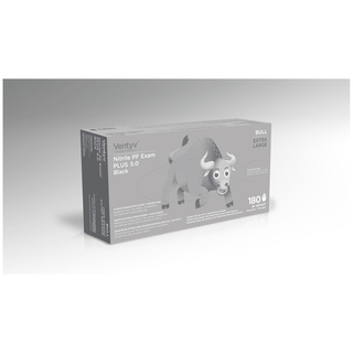 VENTYV NITRILE POWDER FREE EXAM GLOVE PLUS 5.0 (BULL)Glove, Exam, Nitrile, Plus, Bull, Powder-Free, X-Large, 100/bx, 10bx/cs | Quantity - 1x CS