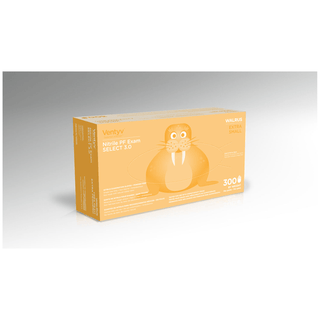 VENTYV NITRILE POWDER FREE EXAM GLOVE SELECT 3.0 (WALRUS) - Glove, Exam, Nitrile, Powder-Free (PF), Polymer Coated, Textured Finger Tip, Chemotherapy Tested, Cobalt Blue, X-Small, 300/bx, 10 bx/cs (50 cs/plt) (Continental US Only) | Quantity - 1x CS