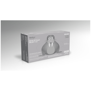 VENTYV NITRILE POWDER FREE EXAM GLOVE SELECT 3.0 (WALRUS) - Glove, Exam, Nitrile, Powder-Free (PF), Polymer Coated, Textured Finger Tip, Chemotherapy Tested, Cobalt Blue, X-Large, 250/bx, 10 bx/cs (50 cs/plt) (Continental US Only)  | Quantity - 1x CS