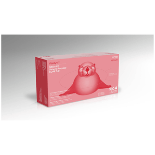 VENTYV CORE 5.0 NITRILE GENERAL PURPOSE GLOVES (OTTER) - Glove, General Purpose, Nitrile, Poly Coated, Textured, Powder-Free (PF), Medium, Blue, 100/bx, 10 bx/cs (72 cs/plt) (Continental US Only) (Not for use in Healthcare) | Quantity - 1x CS