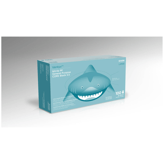 VENTYV CORE 3.5 NITRILE GENERAL PURPOSE GLOVES (SHARK)Glove, General Purpose, Nitrile, Poly Coated, Textured, Powder-Free (PF), Large, Black, 100/bx, 10 bx/cs (Not for use in Healthcare) | Quantity - 1x CS