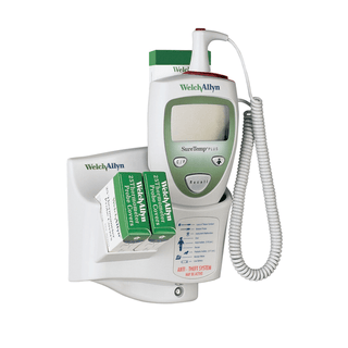 WELCH ALLYN SURETEMP PLUS ELECTRONIC THERMOMETER - Model 690 Electronic Thermometer, One Per Room, 9 ft Rectal Probe (US Only) | Quantity - 1x EA