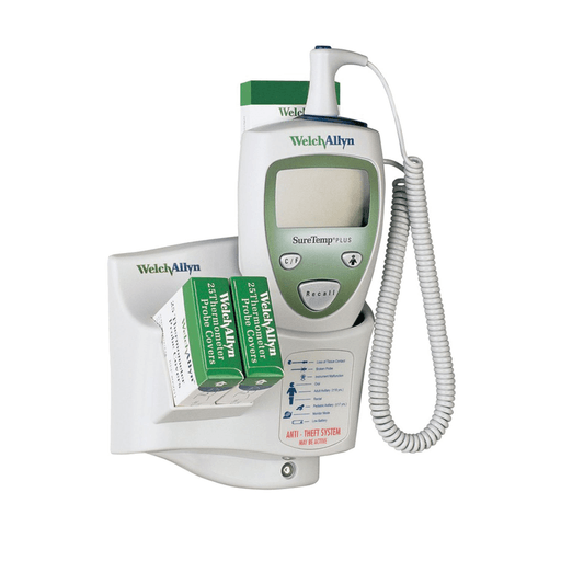 WELCH ALLYN SURETEMP PLUS ELECTRONIC THERMOMETER - Model 690 Electronic Thermometer, Wall Mount, Oral Probe, Oral Probe Well, 2-Year Limited Warranty (US Only) | Quantity - 1x EA