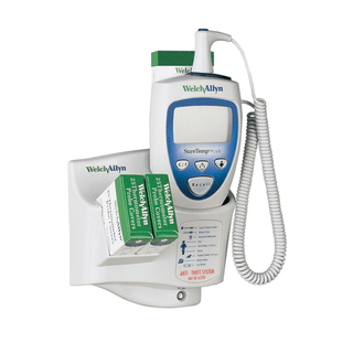 WELCH ALLYN SURETEMP PLUS ELECTRONIC THERMOMETER - Model 690 Electronic Thermometer, One Per Room, 9 ft Rectal Probe (US Only) | Quantity - 1x EA