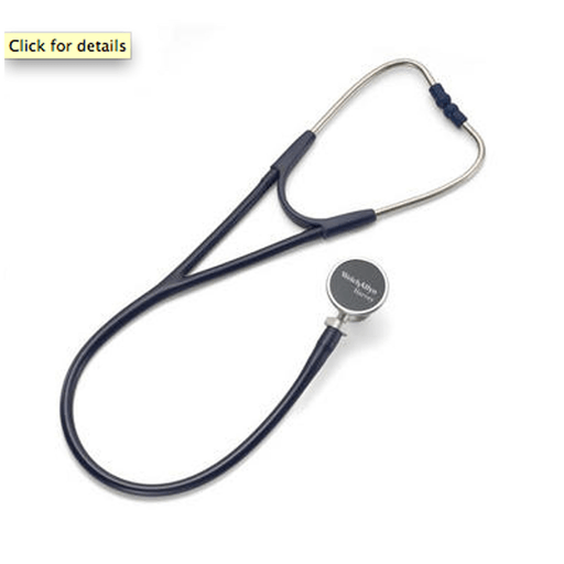 WELCH ALLYN HARVEY DELUXE DOUBLE & TRIPLE HEAD STETHOSCOPESHarvey Deluxe Double Head Stethoscope, Navy, 28" | Quantity - 1x EA