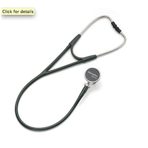 WELCH ALLYN HARVEY DELUXE DOUBLE & TRIPLE HEAD STETHOSCOPES - Harvey Deluxe Triple Head Stethoscope, Forest Green, 28"  | Quantity - 1x EA