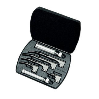 WELCH ALLYN LARYNGOSCOPE BLADESFiber OpticMiller Blade, Complete Set, Medium & Small Handles, 05681 Case | Quantity - 1x EA