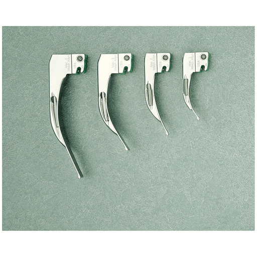 WELCH ALLYN LARYNGOSCOPE BLADES - Fiber Optic - MacIntosh Blade, Size 1 (US Only) | Quantity - 1x EA