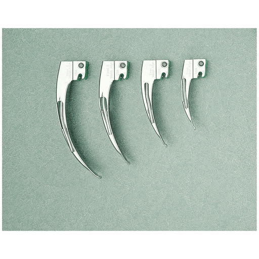 WELCH ALLYN LARYNGOSCOPE BLADES - Fiber Optic - English MacIntosh Blade, Size 1 (US Only) | Quantity - 1x EA