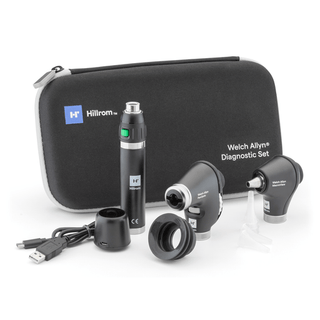 WELCH ALLYN PANOPTIC OPHTHALMOSCOPE & MACROVIEW OTOSCOPE COMBO - GS777 Integrated Wall System, PanOptic Ophthalmoscope, Macroview Otoscope, Dispenser  | Quantity - 1x EA