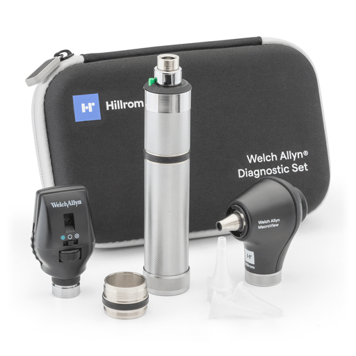 WELCH ALLYN MACROVIEW OTOSCOPE & ACCESSORIESDiagnostic Set, MacroView Otoscope, 117 LED, C & Ni-Cadmium | Quantity - 1x EA
