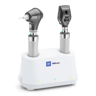 WELCH ALLYN MACROVIEW OTOSCOPE & ACCESSORIES - Universal Desk, Ophthalmoscope & Macroview Otoscope, 117 LED, Nickel Cadmium (US Only) | Quantity - 1x EA