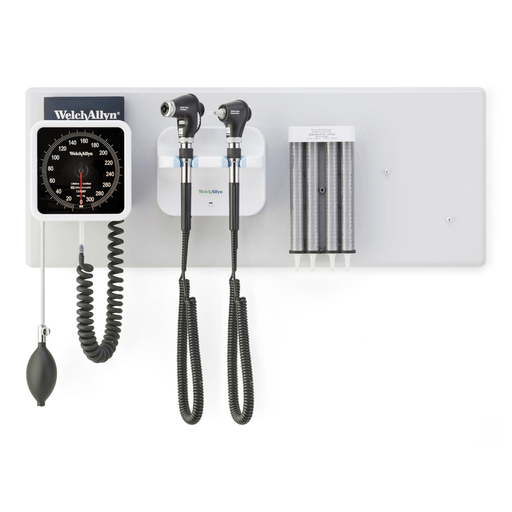 WELCH ALLYN PANOPTIC OPHTHALMOSCOPE & MACROVIEW OTOSCOPE COMBOGS777 Integrated Wall System, PanOptic Ophthalmoscope, Macroview Otoscope, with BP | Quantity - 1x EA