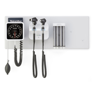 WELCH ALLYN PANOPTIC OPHTHALMOSCOPE & MACROVIEW OTOSCOPE COMBO - GS777 Integrated Wall System, PanOptic Ophthalmoscope, Macroview Otoscope, with BP (US Only) | Quantity - 1x EA