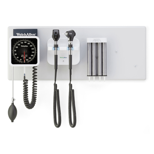 WELCH ALLYN PANOPTIC OPHTHALMOSCOPE & MACROVIEW OTOSCOPE COMBOGS777 Integrated Wall System, Macroview Otoscope, 117 LED, with BP | Quantity - 1x EA