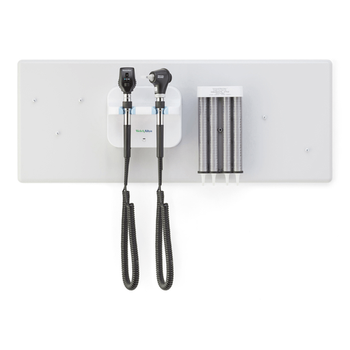 WELCH ALLYN PANOPTIC OPHTHALMOSCOPE & MACROVIEW OTOSCOPE COMBO - GS777 Integrated Wall System, PanOptic Ophthalmoscope, Macroview Otoscope, Dispenser  | Quantity - 1x EA