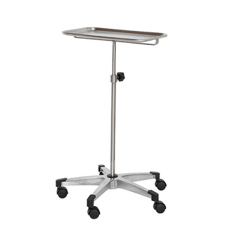 Midcentral Medical MCM-705/706 SS Mayo Stand on Aluminum Base | Quantity - 1x EA