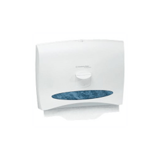 KIMBERLY-CLARK TOILET SEAT COVERS DISPENSER - Windows Toilet Seat Cover Dispenser, Pearl White, 17.4" x 13.0" x 3.3", Plastic (DROP SHIP ONLY) | Quantity - 1x EA