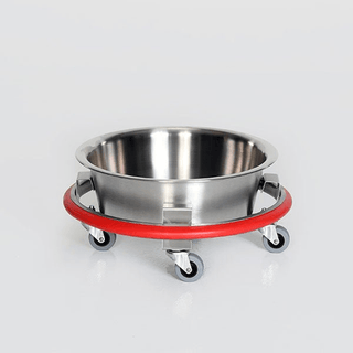 Midcentral Medical MCM-541 Stainless Steel Sponge Receptacle 8.5qt. Bucket | Quantity - 1x EA